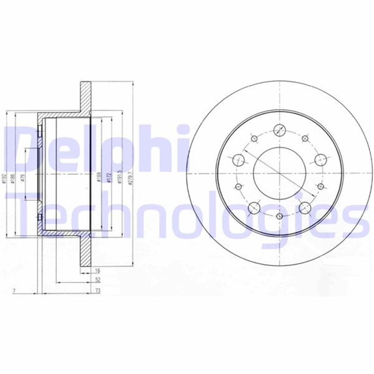 ARKA FREN DİSKİ DUCATO III BOXER III JUMPER III 06> 280mm